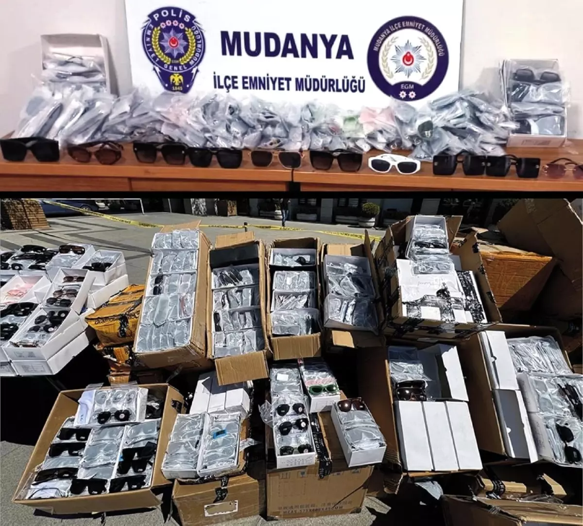 Bursa’da 200 Bin Liralık Kaçak Gözlük Ele Geçirildi