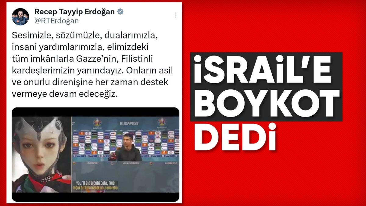 Cumhurbaşkanı Erdoğan’dan, İsrail’e karşı yapay zeka ürünü şarkıyla boykot çağrısı