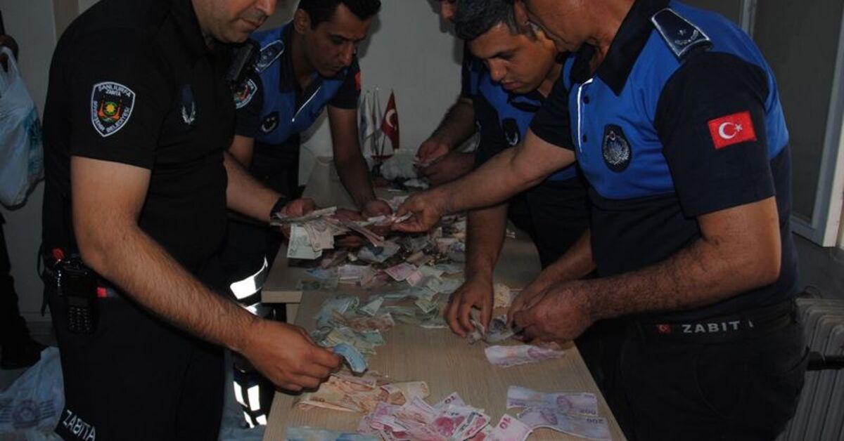 Şanlıurfa’da dilencinin üzerinden 13 bin 700 lira çıktı