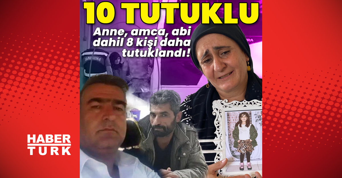 Son dakika haberi Narin Güran cinayetinde 8 zanlı daha tutuklandı
