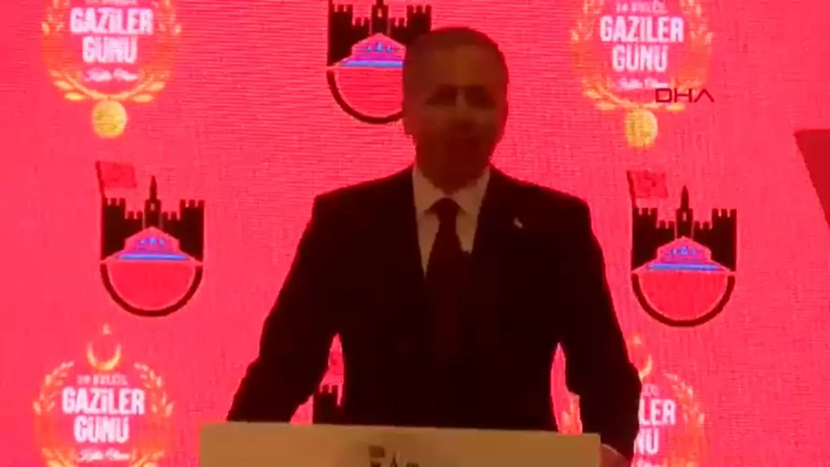 Yerlikaya’dan Gazilere Onur Yemeği