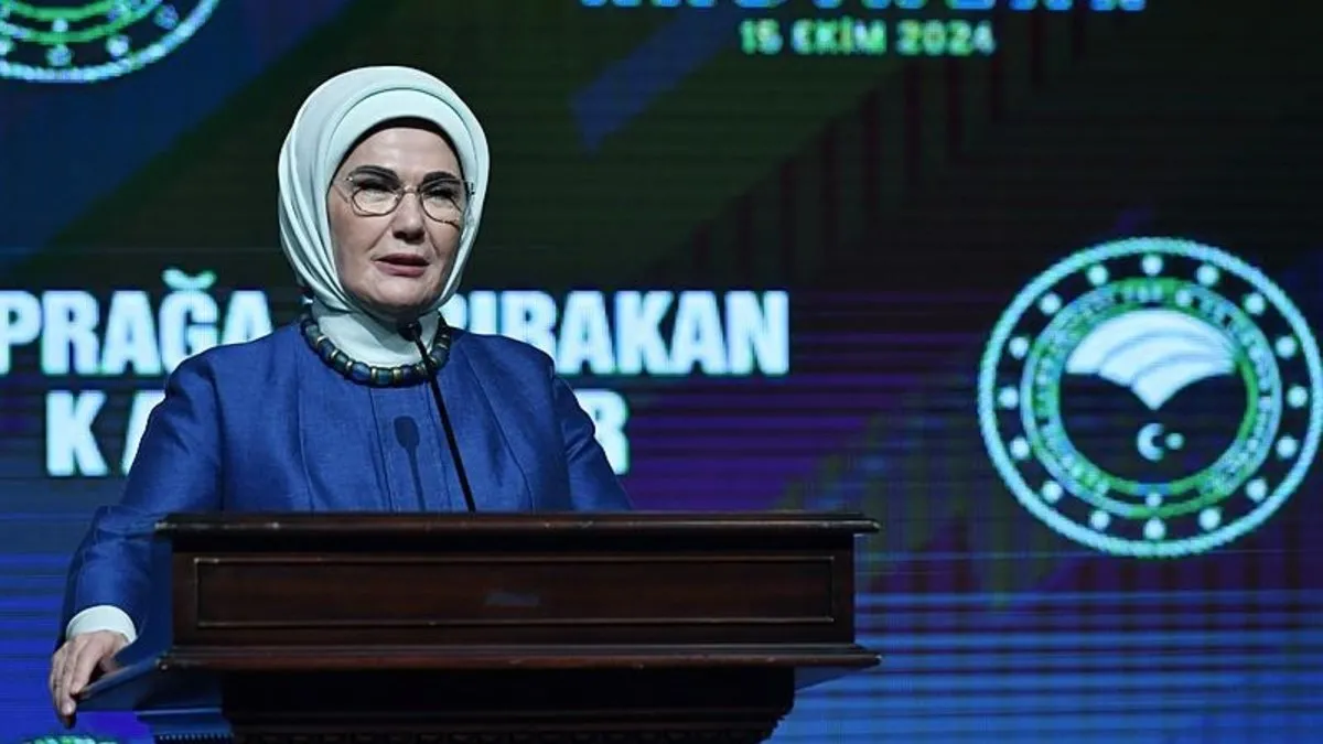 Emine Erdoğan: Ekilmemiş tek bir karış toprağımız kalmasın