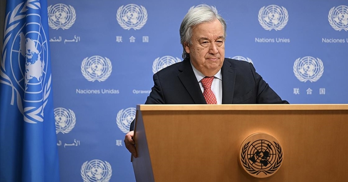 Guterres’ten Filistin açıklaması: Tahammül edilemez