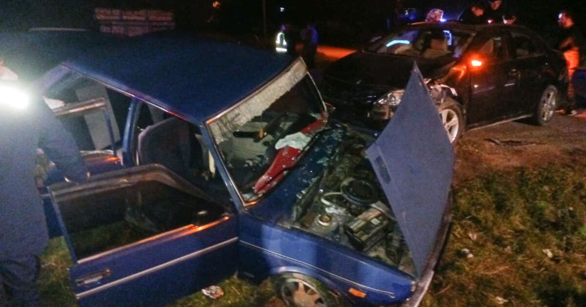 Kastamonu’da iki otomobil çarpıştı: 10 yaralı