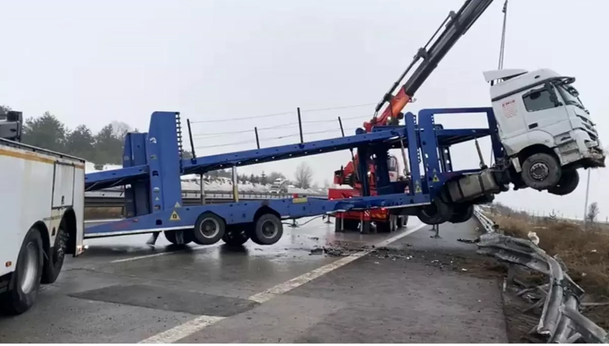 Bolu’da Trafik Kazası: 1 Yaralı