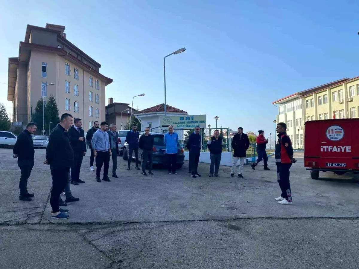 Zonguldak’ta Yangın Tatbikatı Düzenlendi