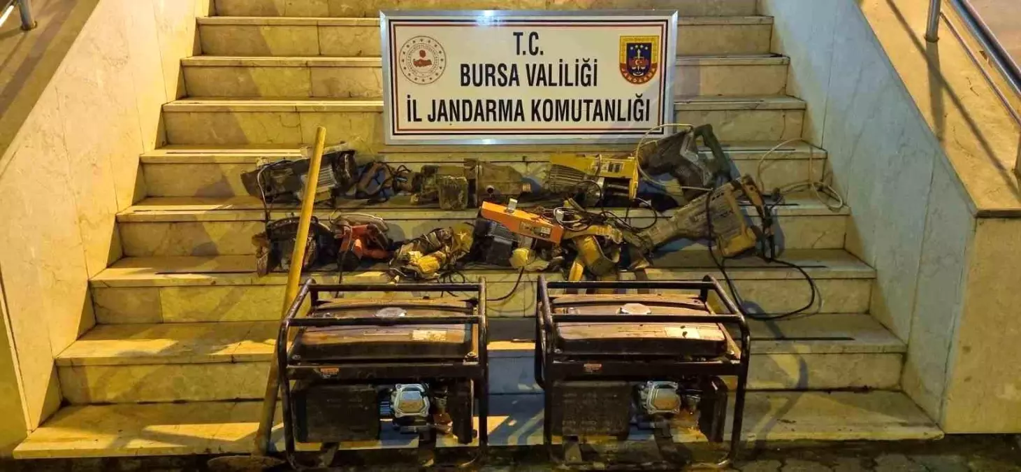 Bursa’da Kaçak Kazı Operasyonu