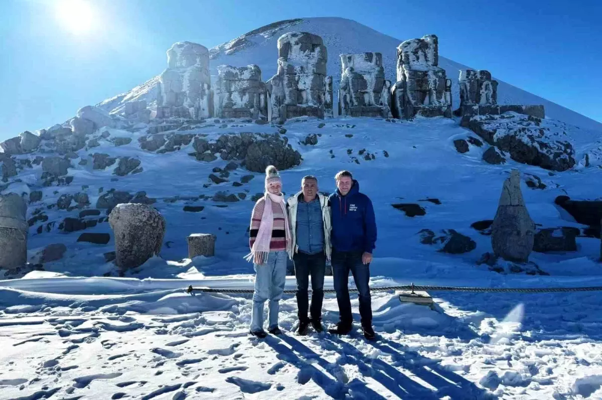 Nemrut Dağı’nın Kış Turizmi İlgi Görüyor