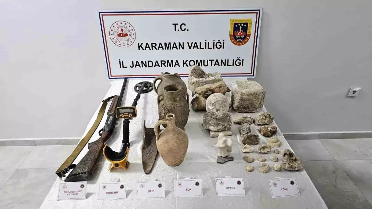 Ermenek’te Tarihi Eser Operasyonu