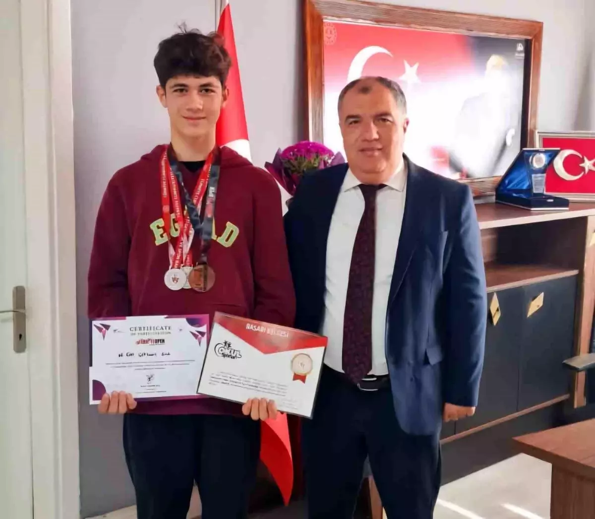 Metin Can Çelikcan’a Tebrik