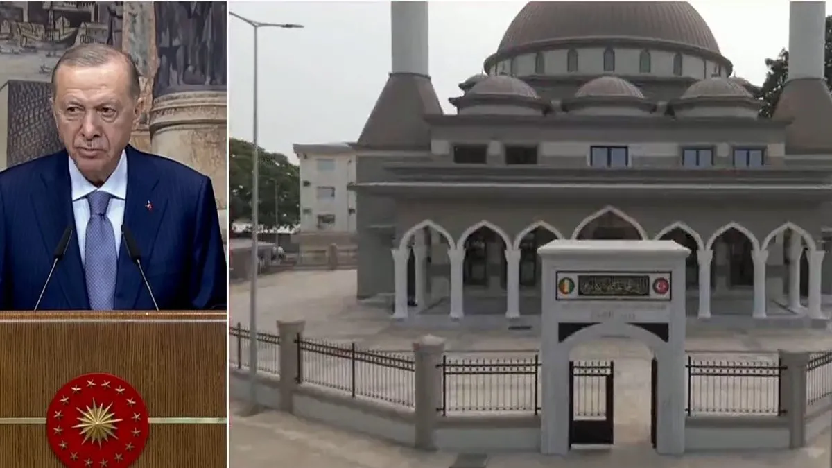 Son dakika | Gine’de Recep Tayyip Erdoğan Camii açıldı: Aramızdaki kardeşliğin nişanesi olacak